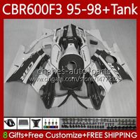 Wholesale Body Kit For HONDA Bodywork CBR600F3 CC FS No CBR F3 CBR600 F3 FS CC Grey white CBR600FS CBR600 F3 Fairing Tank