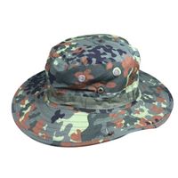 Wholesale Outdoor Hats Military Fan Benny Hat De Ban Flecktarn Mountaineering Round Brimmed Fishing Sun Visor