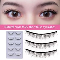 Wholesale False Eyelashes Faux Natural Look Wispy Extension Long Lashes For Women Girls MU8669