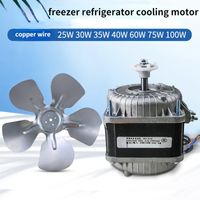 Wholesale 220V HZ Shaded pole asynchronous motor with copper core for Freezer refrigerator condenser radiator fan Cooling motor parts