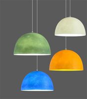 Wholesale Pendant Lamps Modern Color Semicircle Lamp Bedroom Bedside Art Decor Hanging Restaurant Corridor Interior Design Lights