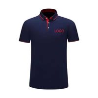 Wholesale Polo Lapel short sleeve men s summer business jacquard collar polo shirt factory T shirt
