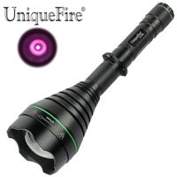 Wholesale UniqueFire T67 IR NM Modes Led Infrared Light Lamp Adjustable Zoomable Head For Night Hunting Illuminated Flashlights T Torches