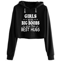 Wholesale Women s Hoodies Sweatshirts Girls With Big Boobs Give The Hugs Women Grunge Harajuku Anime Emo Pullover For