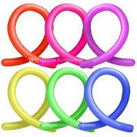 Wholesale Monkey Noodle Sensory Fidget Stretch Toys Build Resistance Squeeze Strengthen Arms Toy for Kids Adults with ADD ADHD g cm