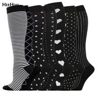 Wholesale Men s Socks Unisex Fun Compression Sports Warm Long Boots Stockings Women Men Breathable Calf Fit For Edema Varicose Veins