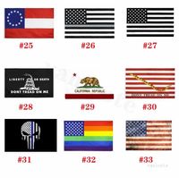 Wholesale USA Flags US Army Banner FlagsAirforce Marine Corp Navy Besty Ross Flag Dont Tread On Me Flags Thin xxx Line Flag ZC311