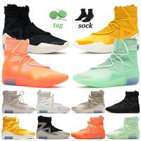 Wholesale 2022 Fashion boots mens women basketball shoes top quality Air FOG High OG Amarillo Gold Orange Pulse Frosted Spruce Volt Green Casual Sneaker Golden Boots Trainers