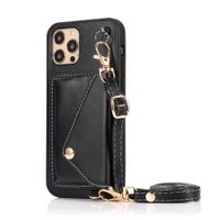Wholesale Messenger bag style Cell Phone Protection cases Classic card wallet back cover for iPhone S Plus X XR XS Pro Max Protective shell case fit samsung s20