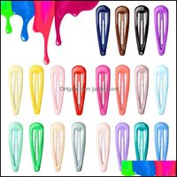 Wholesale Hair Clips Barrettes Jewelry Girls Candy Color Cute Baby Glossy Inches Metal Pins Toddlers Kids Party Accessories Gift Tta1019 Drop Deli