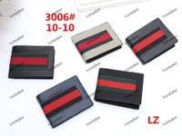 Wholesale Slim Wallets for Men Genuine Leather Black Color Front Pocket Bifold Wallet Card holder women purse classic pocket Holders