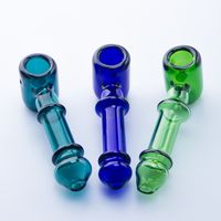 Wholesale Vaping_Dream CSYC Y230 Smoking Pipes About cm Length Tobacco Hammer Style Glass Pipe Round Mouth Big Airflow