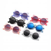 Wholesale Sunglasses Kids Girls Brand Cat Eye Children Glasses Boys UV400 Lens Baby Sun Cute Eyewear Shades Driver Goggles