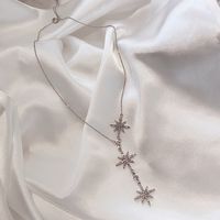 Wholesale Diamond Star Clavicle with Adjustable Neck Chain Length