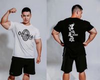 Wholesale Chen Kang s Call Hero Short Sleeve Men t shirt Olympiad China Bodybuilding T shirt Loose Training Clothes Men s and Women s Fitness