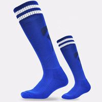 Wholesale Men s Socks Non slip Long Tube Over The Knee Striped Soccer Compression Outdoor Gym Sports For Adult Child