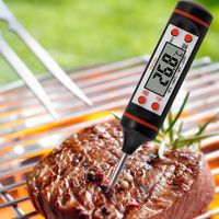 Wholesale Kitchen Digital BBQ Food Thermometer Meat Cake Candy Fry Grill Dinning Household Cooking Thermometer Gauge Oven Thermometer Tool