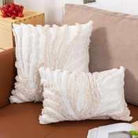 Wholesale Cushion Decorative Pillow Home Decor Cushion Cover Beige Grey Tufted Coral Stylish x45cm x50cm For Sofa Bed Chair Living Room