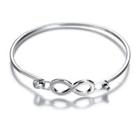 Wholesale Bracelets For Women Stainless Steel Silver Female Geometric Shape Clothing Accessories Wedding Christmas Jewelry Gifts Bangle