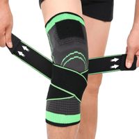 Wholesale Worthwhile Pc Sports Kneepad Men Pressurized Elastic Knee Pads Support Fitness Gear Basketball Volleyball Brace Protector Outdoor Gadgets