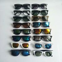 Wholesale Retro Designer Color Film Sunglasses Fashion Driving Men Women Sun Glasses Vintage Full Package Colors