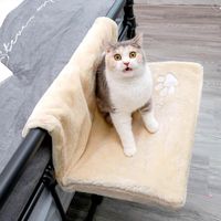 Wholesale Cat Beds Furniture Bed Kitten Hanging Fleece Pets Sleeping Removable Window Sill Radiator Cats Lounge Hammocks