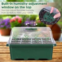 Wholesale Watering Equipments SALE Cells Hole Plant Seeds Grow Box Tray Insert Propagation Seeding Nursery Pot Systems For Vertical Farming Flowers
