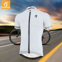 Wholesale Cycling Clothes Mens Jersey Short Sleeve Mesh Breathable Bike Shirt Black White Quick Dry Climber Summer Bicycle Clothing Mtb