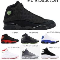 Wholesale with free socks High Quality Men Basketball Shoes BLACK CAT BRED ALTITUDE HYPER ROYAL WHEAT mens trainers s sports Sneakers