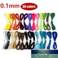 Wholesale 30pcs M MM Wax Cotton Thread Rope Colorful For Handmade Decoration DIY Bracelet Jewelry Making Beading Rope Factory price expert design Quality Latest