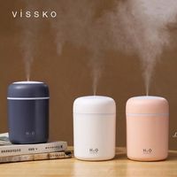 Wholesale NEWEssential Oils Diffusers Creative colorful cup air white humidifier table home car USB custom logo size mm EWA5547