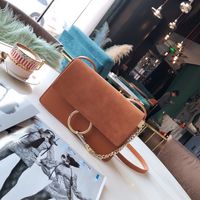 Wholesale 2021 Design Faye bag leather casual women s single shoulder oblique chain small Harajuku style square high quality factory direct sales