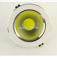 Wholesale Bulbs Dimmable LED Downlight W W W12W COB Ceiling Recessed Spot Light Super Bright Plafond Down Warm Cold White