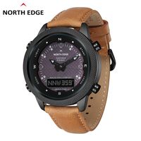 Wholesale Smart Fitness Gps Watches Clock Men Solar Digital Watch Compass Sport Waterproof Stopwatch Reloj NORTH EDGE Wristwatches