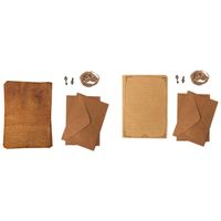 Wholesale Gift Wrap Vintage Kraft Paper Writing European Style For Letter Stationery Number