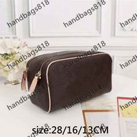 Wholesale Women Cosmetic bag famous bags makeup ladies toiletry purses pattern plaid flowers Solid color leather PU bagsJapanese and Korean small fresh daily commute
