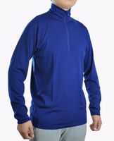 Wholesale Men s T Shirts Merino Wool Long Sleeve T Shirt Base Layer Jersey Knit Lightweight YKK Zip Flat Lock Seams