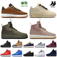 Wholesale Running Shoes One Women Men Lunar Duckboot Fashion Sneakers Cider Ale Brown Summit White Multi Medium Olive Particle Pink Triple Black Mens Trainers Big Size EUR