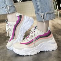 Wholesale Daddy shoe female Ulzzang tide students Harajuku wild ins super fire thick soles increased sports run shoes