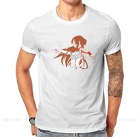 Wholesale Men s T Shirts Sword Art Online TShirt For Men Asuna Basic Casual Tee T Shirt Novelty Design Loose