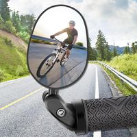 Wholesale Bike Groupsets Discounts Rotation Adjustable Big Frame Foldable Safety Warning Rearview Mirror For Mountain Road