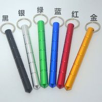Wholesale Outdoor Tactical Pen self defense and Wolf Proof Articles keychain Stick Key Shaped Pointed Flat Head FHXN