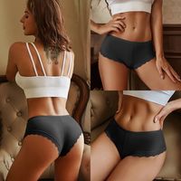 Wholesale Women Underwear Lace Panties Sexy Seamless Female Lingerie Intimates Underpants Cheekie Panty Floral Finetoo Design