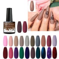 Wholesale Nail Gel ml Brown Coffee Color Polish Chocolate Autumn Winter Style Soak Off UV LED For Nails Varnish Art