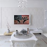 Wholesale Brightly Colored Trump Flag Design Double Gun Pattern Election Flags Drain Just The Biden One Time More Banner cm cga B3
