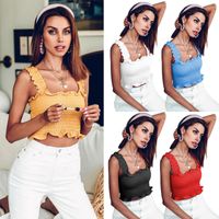 Wholesale and bottomed vest summer women s sexy elastic halter top versatile fit chest wrapped Bra set Spring