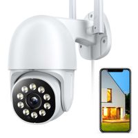 Wholesale 3MP HD Tuya Smart Home IP Camera x Zoom AI Human Auto Tracking PTZ Camera IR Color Night Vision Video Surveillance WiFi Camera H0901