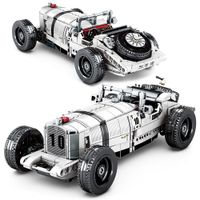 Wholesale 562Pcs Roadster Creator Vintage Building Blocks City Pull Back Vehicle Classic Convertible Car Bricks Toys For Children Gifts