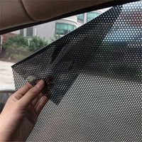 Wholesale 2pcs Car Styling PVC UV Sticker Car Sunshade Electrostatic Stickers Auto Sun Block Sun shading Curtain Side Window Sunscreen