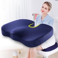 Wholesale Cushion Decorative Pillow U Shaped Travel Seat Cushion Coccyx Orthopedic Massage Chair Car Office Memory Foam Support Sciatica Pain Relief